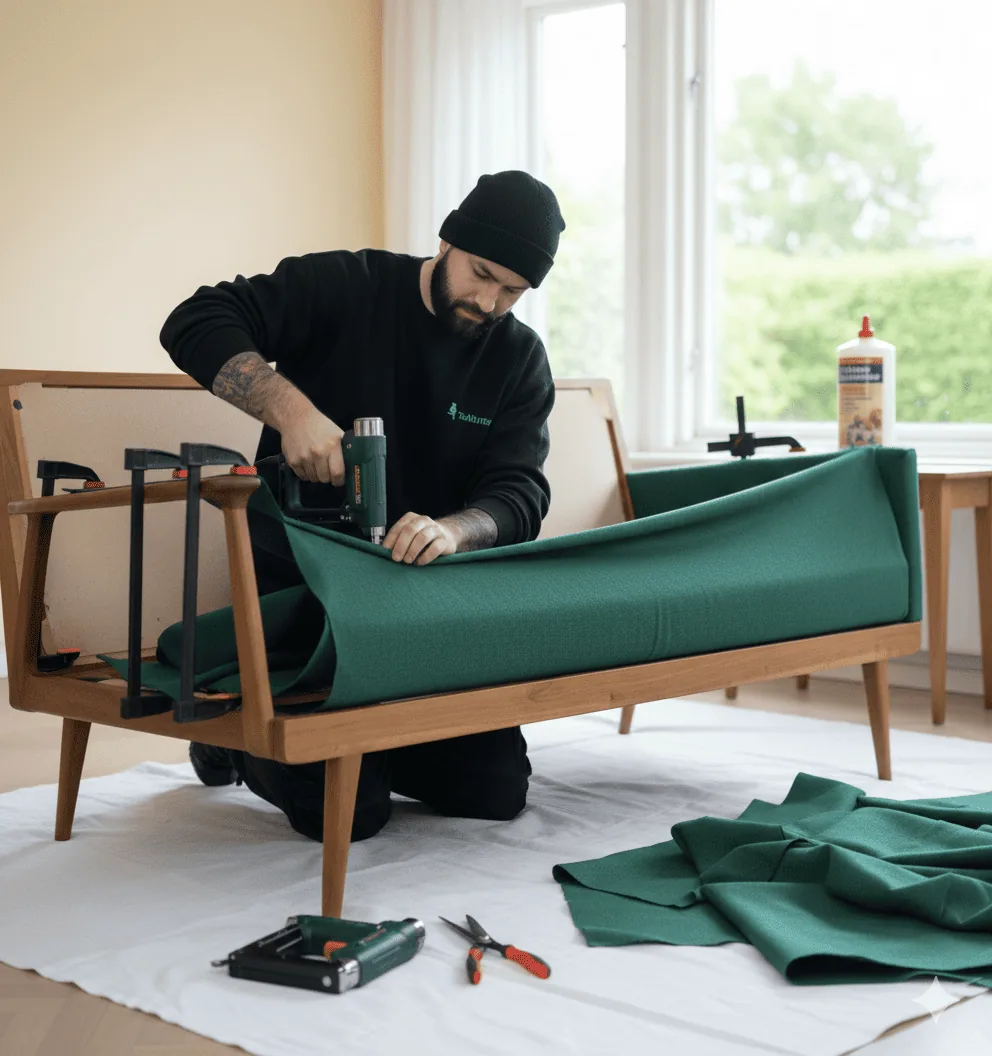 Klä om 3-sits soffa själv